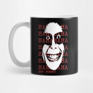 hahaha not funny evil eye Mug